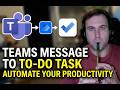 Power Automate "Task Bot" (Teams + Planner)