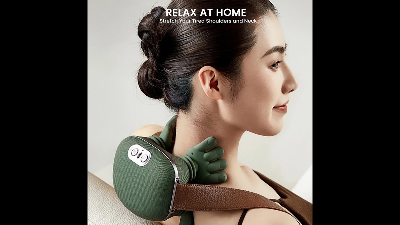 Bionic Neck & Shoulder Massager Review| Heated Electric Kneading Massage Pillow for Full Body Relief