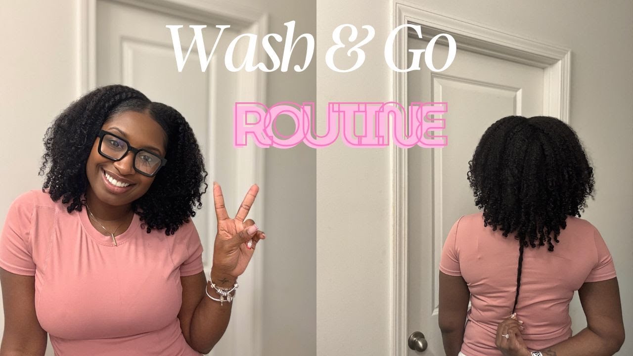Cory Routine My Wash N' Go Routine 2025 | Type 4 Curly Hair - YouTube