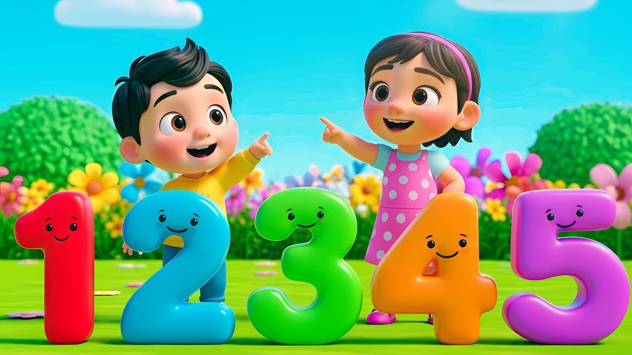 Count Along with Happy Song | An Epic Cartoon Adventure for toddlers | Nursery Rhymes and Kids Songs