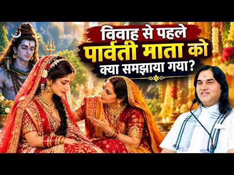 माता पार्वती को विवाह के समय क्या समझाया गया ? Shri Devkinandan Thakur Ji