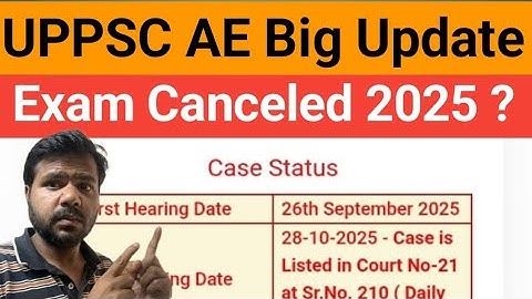Big Update: UPPSC AE 2025 shocking news 😱 