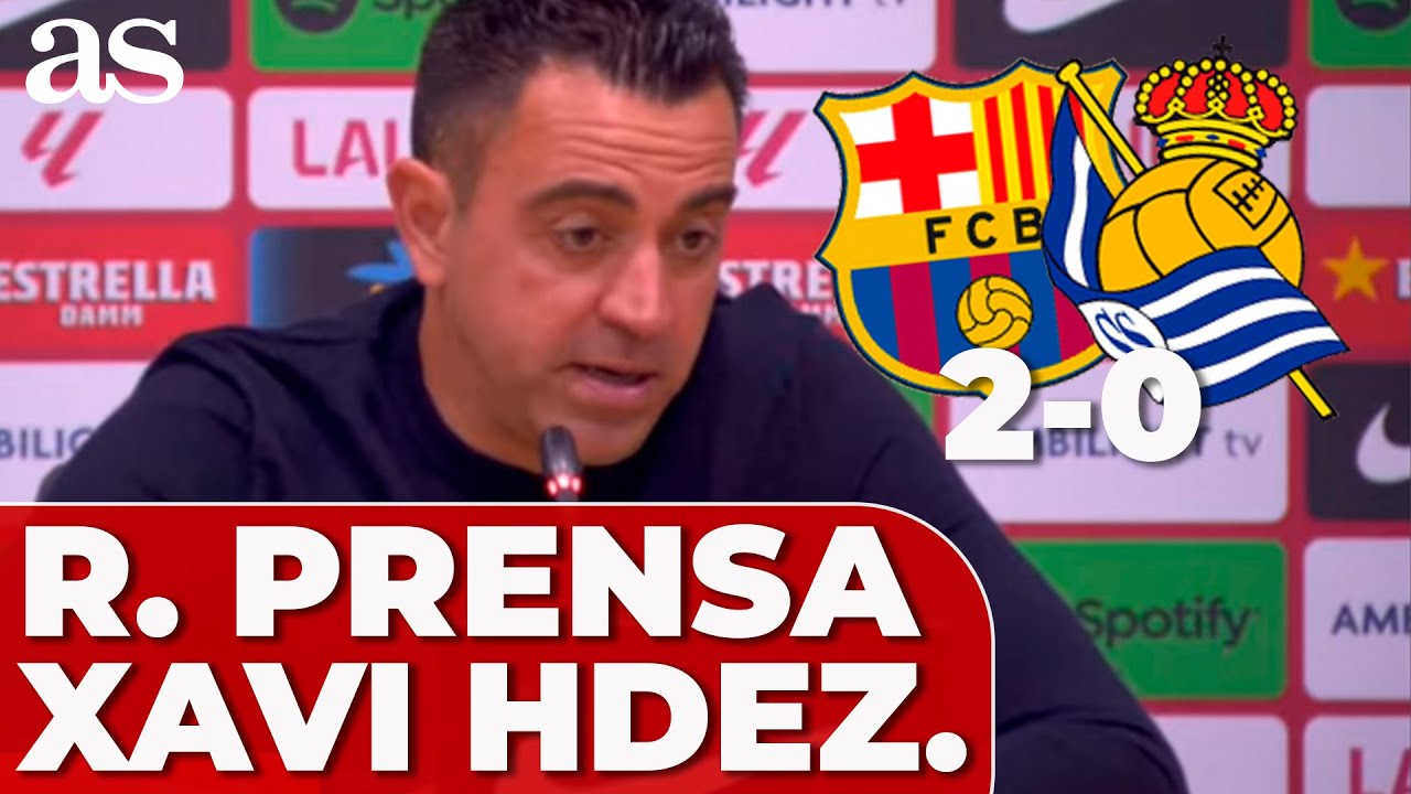 XAVI HERNÁNDEZ, RUEDA DE PRENSA COMPLETA | FC BARCELONA 2 - REAL ...