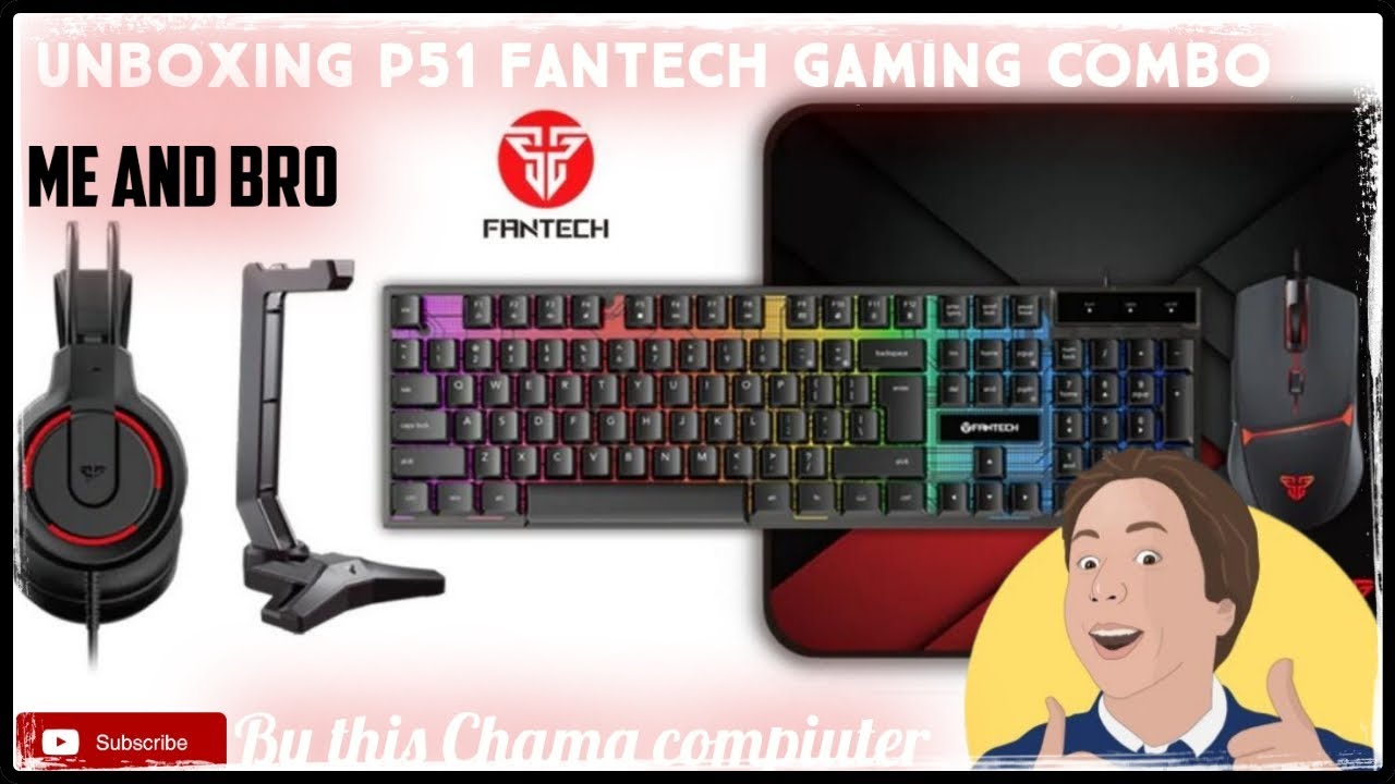 This is my new gamin combo pack.Fantech gaming combo pack.Mouse, Keybord,M Pad,Head Set,HS stand