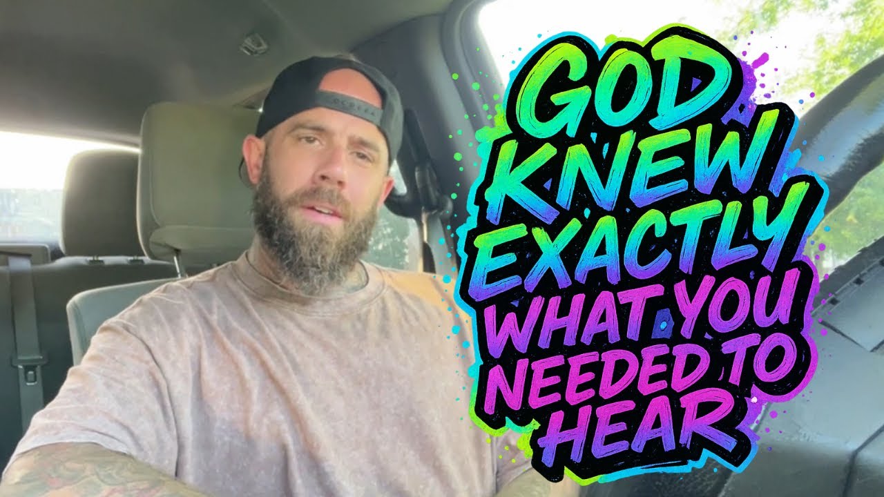 God Knew Exactly What You Needed to Hear In This Moment!