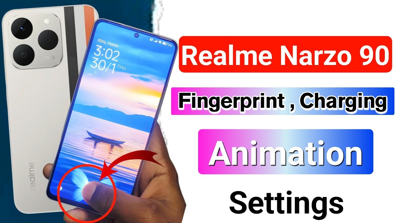 Realme Narzo 90 5G Fingerprint Animation Change ⚡  New Hidden Animations (Hindi)