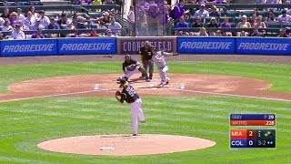 MIA@COL: Mathis plates a pair with single to right