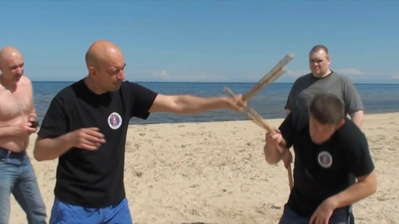 Self-defense from being hit with a baseball bat - Russian martial arts IZVOR