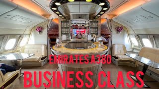 Emirates Business Class - A380 | New York (JFK) - Dubai  #travelvlog #businesstravel #businessclass