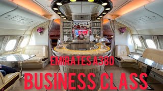 Emirates Business Class - A380 | New York (JFK) - Dubai #travelvlog #businesstravel #businessclass