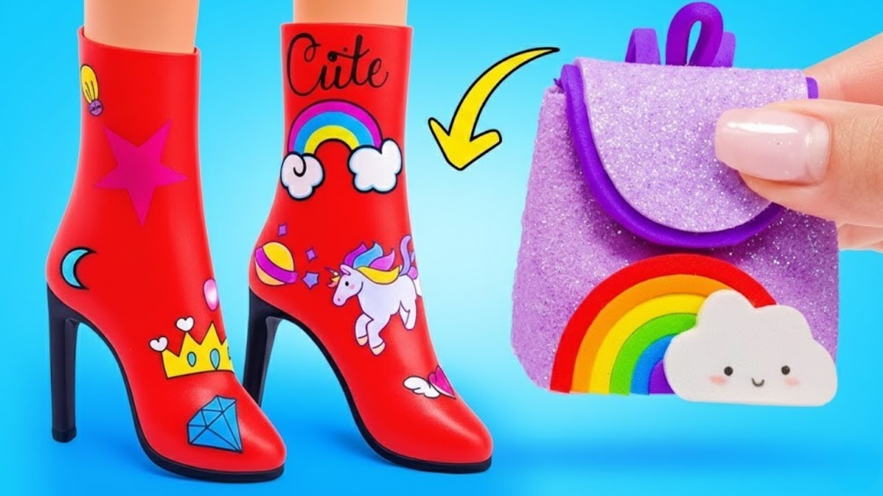 Безумные туфли Барби: стиль и магия в каждом шаге!