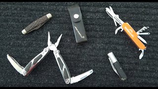 ASMR - Pen & Army Knife Collection - Australian Accent - Chewing Gum & Discussing in a Quiet Whisper