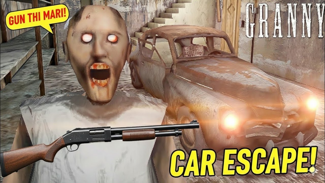 Granny ne Gun thi dhul chatadi! 🔫 | Granny Chapter 1 Full Walkthrough (Gujarati)