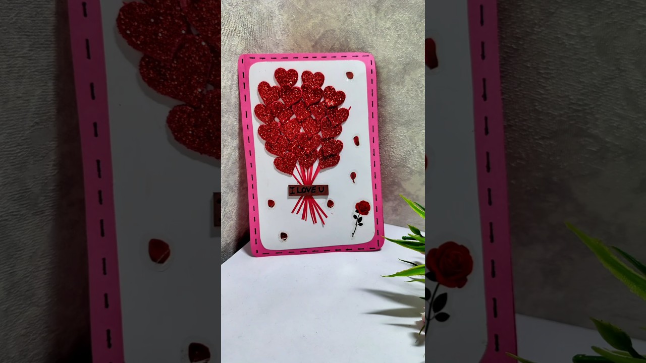 Cute Valentine Day Card | Easy And Simple Card | 