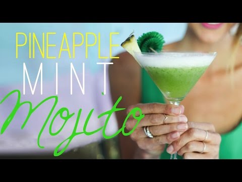 Cocktail Recipe // how to make a blended Mojito