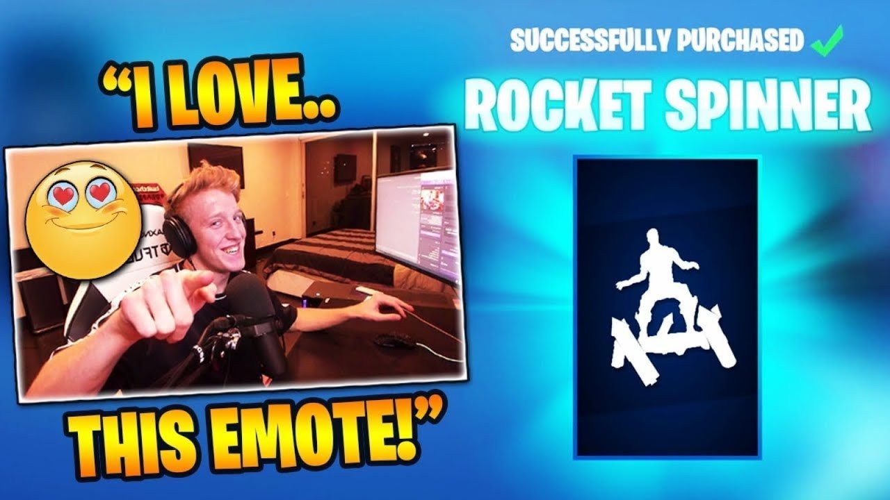 TFUE BUYS THE *OG RARE* ROCKET SPINNER EMOTE! (Fortnite Stream Highlights)