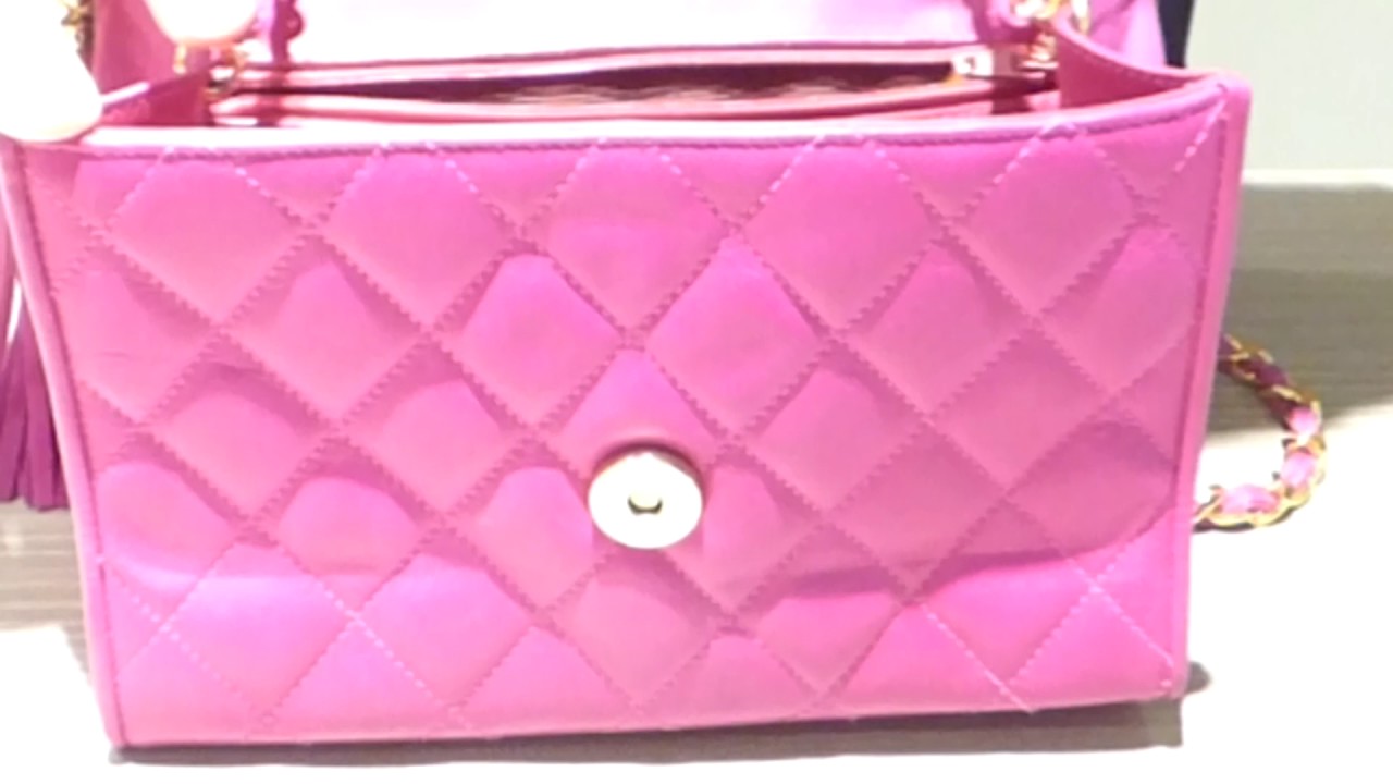 シャネル Chanel マトラッセ 偽物 の見分け方ピンク Youtube