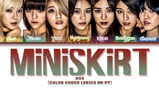 AOA 'Mini Skirt (짧은 치마)' (Color Coded Lyrics BR-PT)