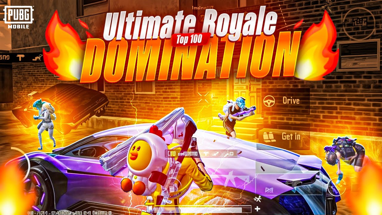 “This is How You Destroy Squads in ULTIMATE ROYALE TOP 100 Lobby⚔️PUBG Mobile