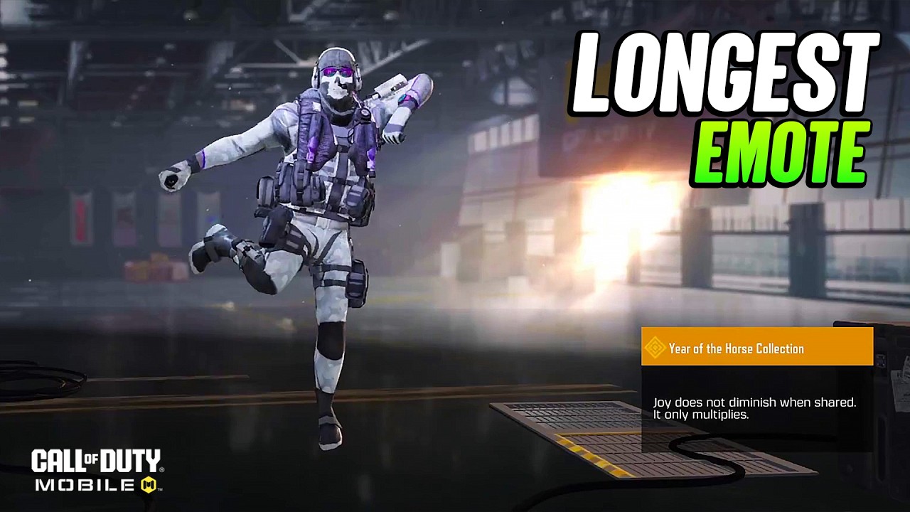 Longest Ever Emote in World! in CODM - First Legendary Emote in COD ...
