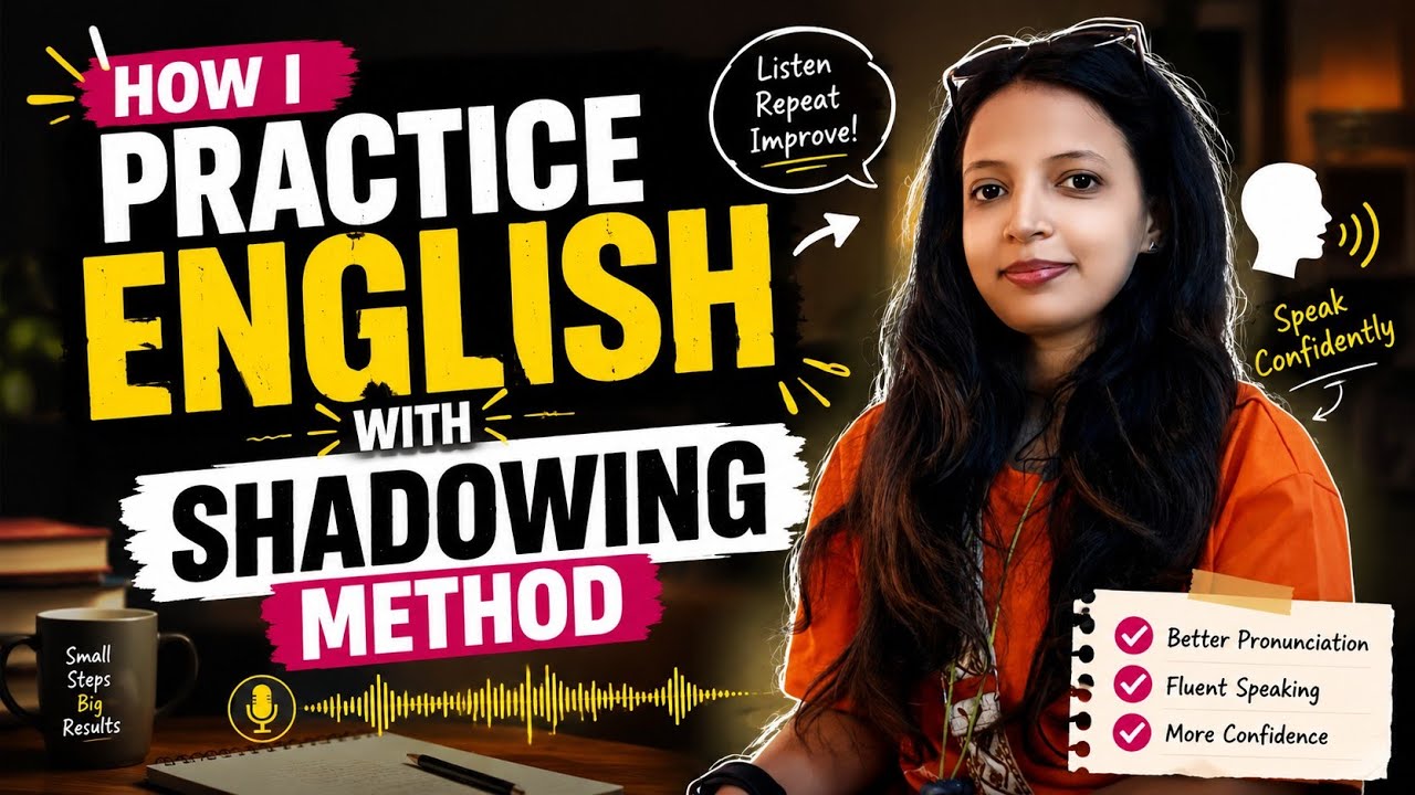 Shadowing Practice for Beginners & Intermediate Learners | LIVE DEMO ...