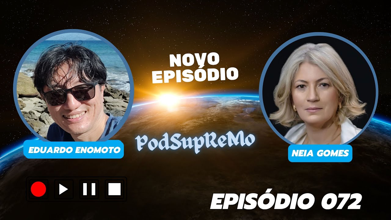 Capa do episódio 072 do PodSupReMo com Neia Gomes