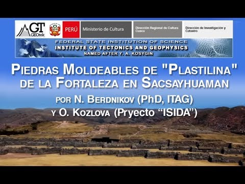 Piedras moldeables de "plastilina" de la fortaleza en Sacsayhuaman  (Español)