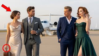 Ex-Husband Shows Off His Fiancée’s Ring, His Ex-Wife Quietly Boards a Jet With Her Billionaire...