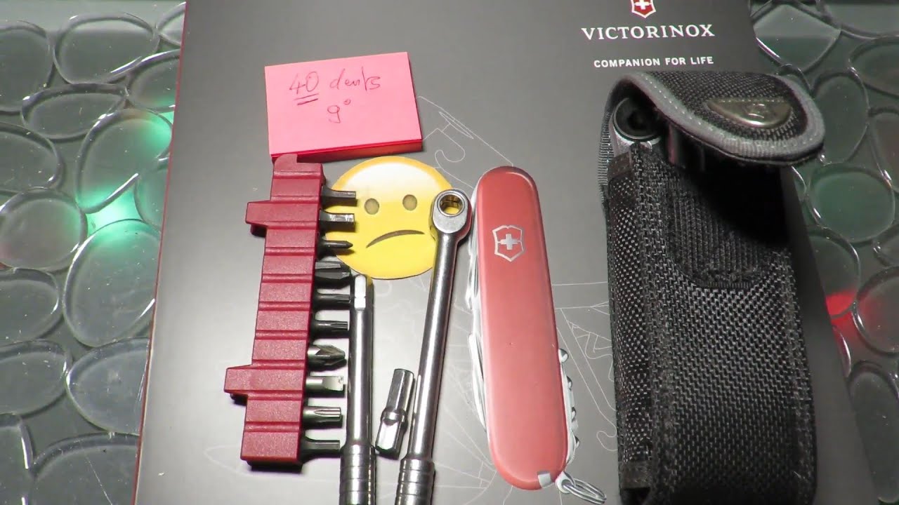 VICTORINOX Swisstool PLUS I replace the ratchet with a ratchet