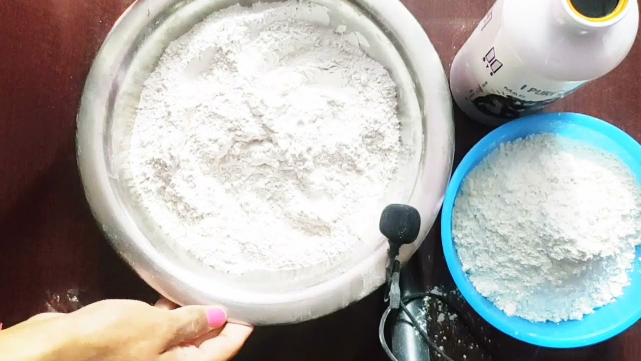 New Tutorial Homemade Gym Chalk Block with Calcium carbonate Powder and Baby powder oddly satisfying