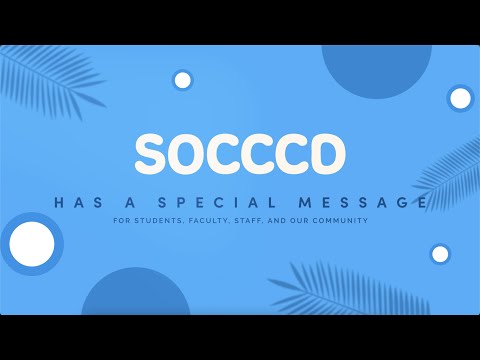 Happy Holidays 2021 from SOCCCD - video from Socccd Edu