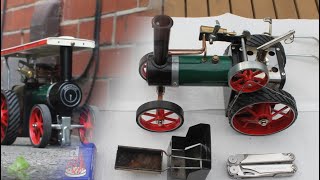Mamod Steam Tractor (TE1A), Cleaning, Upgrading, Firing & Running...