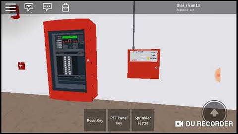 [Roblox Fire Alarm] NEW System Test 1 Simplex 4100ES w/ Voice Evac