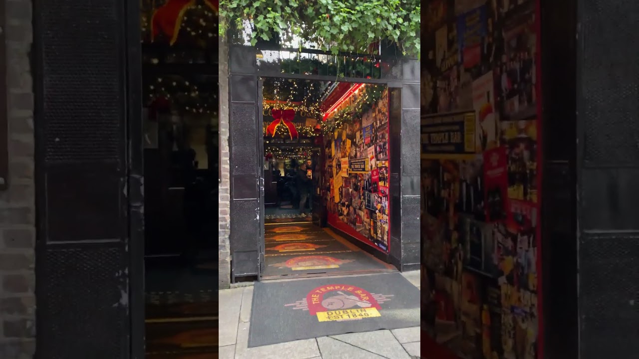 The Legendary Temple Bar Dublin Ireland 🇮🇪 ☘️  