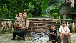 How to catch giant fish, grill them whole for your young son to eat, and take them to sell.
