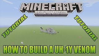 Minecraft Xbox Edition Tutorial How To Build A Uh-1Y Venom