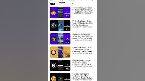 Tap Coin 24 September Lucky Code Today | Tapcoin Bounty Code | Tapcoin Youtube Video Code