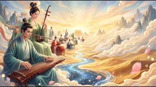 Burnout Recovery Chinese Zen Music | Thunder Drum in Ethereal Heaven for Deep Peace