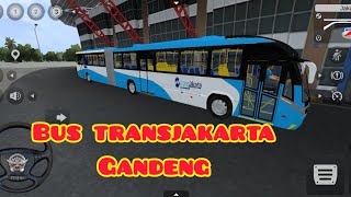 BUS TRANSJAKARTA GANDENG | BUS SIMULATOR INDONESIA screenshot 4