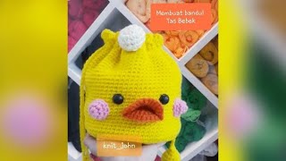 Free Pattern Bag Membuat Bandul Tas Bebek Belajar Membuat Sc Di Magic Ring Knit_John