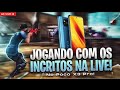 🔥 FREE FIRE AO VIVO 🔥 TREINO MOBILE🔥 RUMO AO RECONHECIMENTO 🔥 LIVE ON