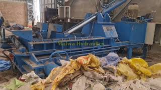 Hydraulic Scrap Baling Press Machine Copper scrap #baling