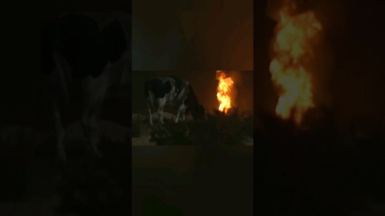 insane and surreal imagery of the devastated landscape during the gulf war 