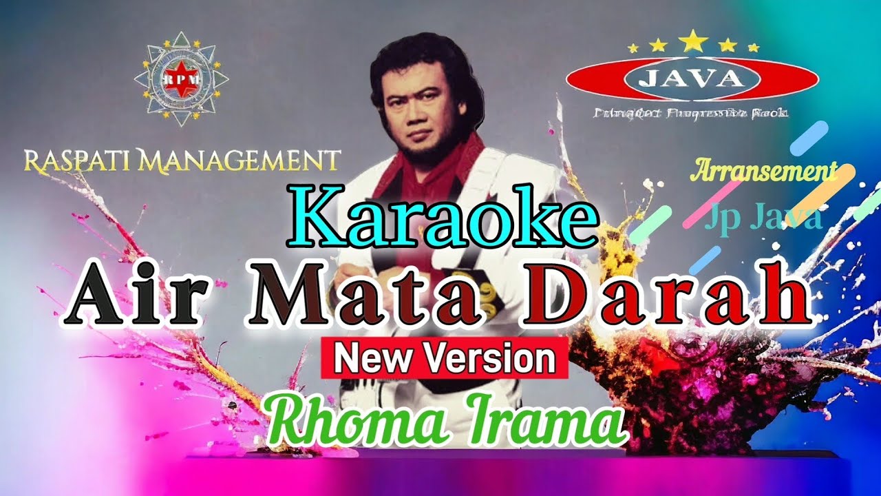 Karaoke Air Mata Darah ( New Version ) - Rhoma Irama \u0026 Soneta Group || Karaoke Dangdut