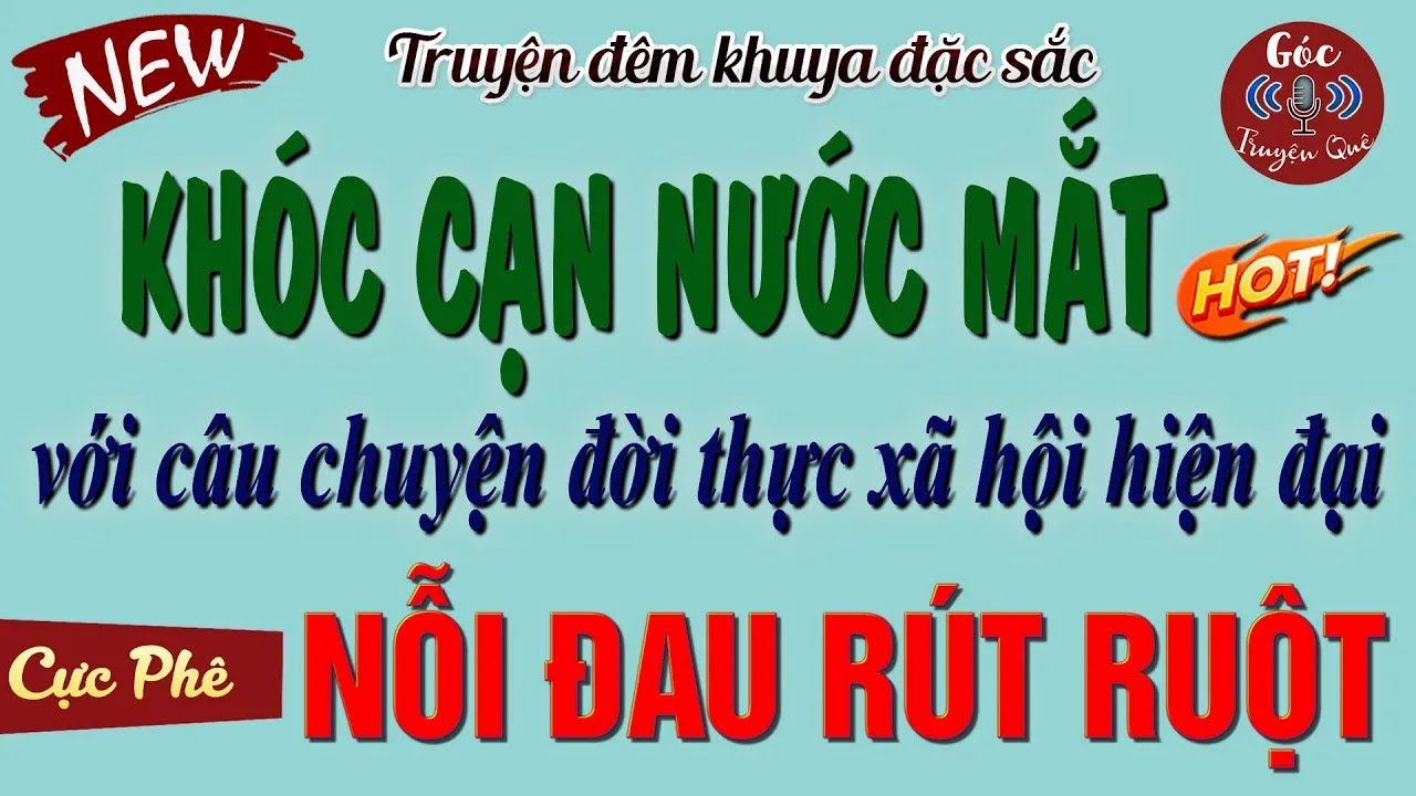 Mới Nghe Đã Khóc Hết Nước Mắt - ' NỖI ĐAU RÚT RUỘT ' _Kể Truyện Làng Quê Đêm Khuya Ngủ Rất Ngon 2026