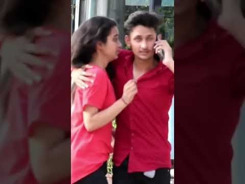 hug prank girls | prank girls stranger | To talk on mobile phone hug girls | new prank girls