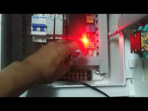 Video tủ điện bơm nước tự động cho 2 máy bơm xài nguồn 12v... - youtube