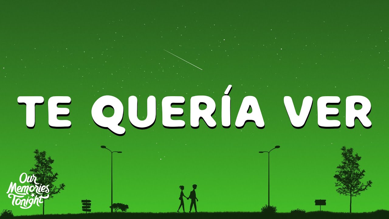 Alemán, Neton Vega - Te Quería Ver (Letra/Lyrics)