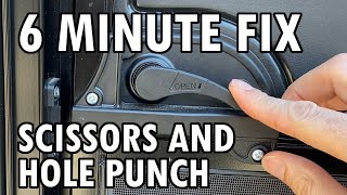Fix an RV Screen Door that Won't Stay Closed - 6 Minutes or less!