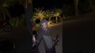 YAMOTHEDON Practicing he's shooting skills